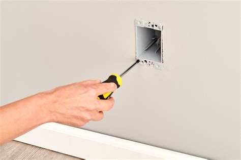 blue electrical box for drywall|diy electrical box installation.